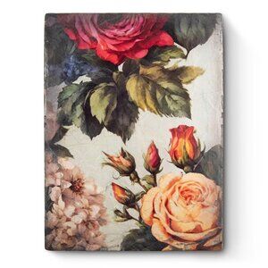 Sid Dickens Limited Edition Signed Roses Memory Block Brand New SDG25093